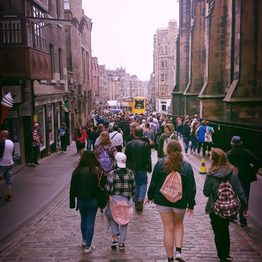Strolling in Edinburgh